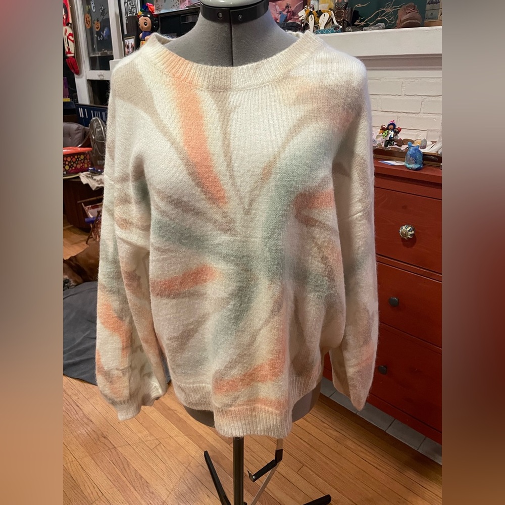 Oversized tye dye sweater